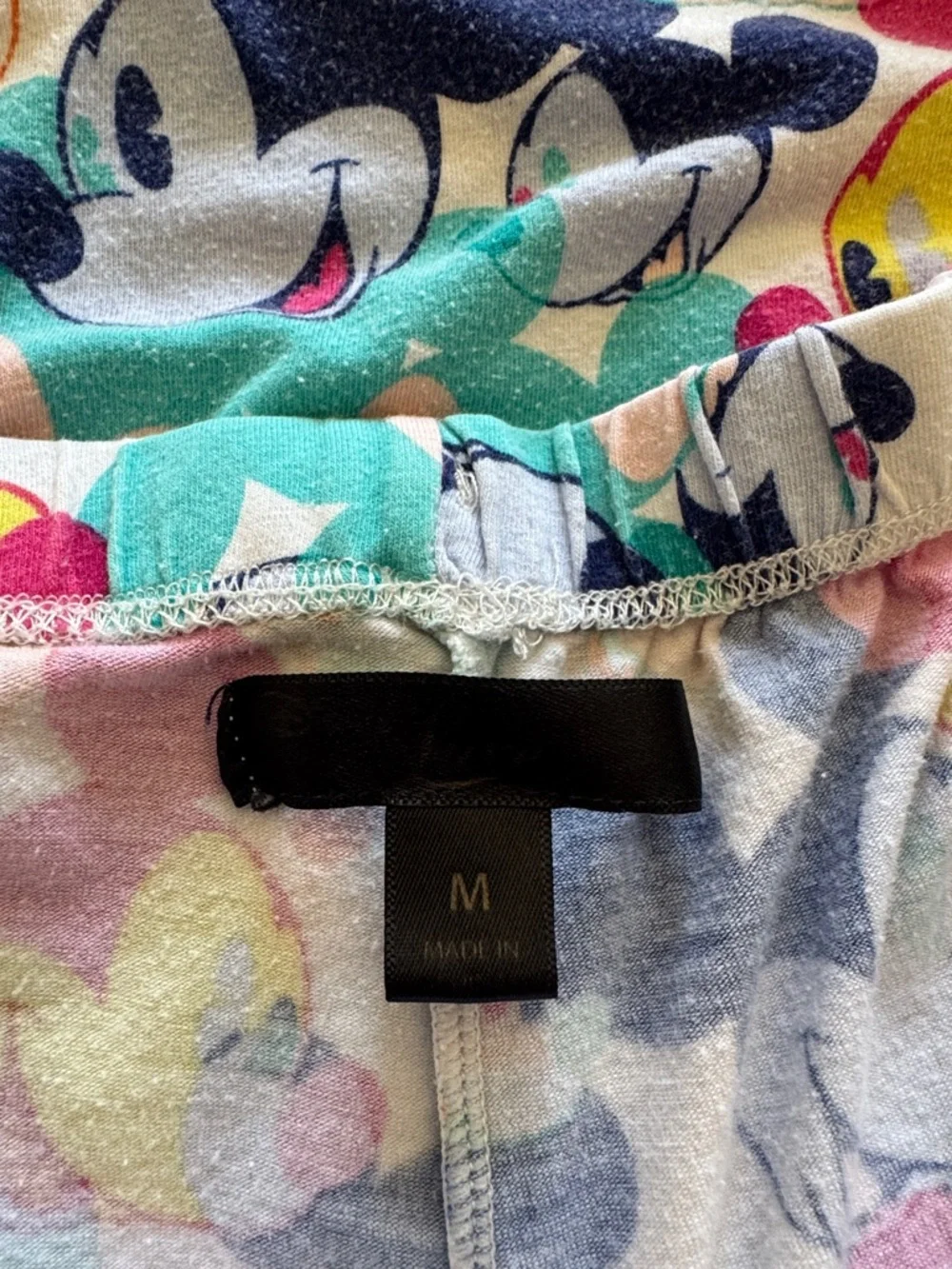 Disney Luxe Multicolor Mickey Print Pajama Set - Picture 2 of 6